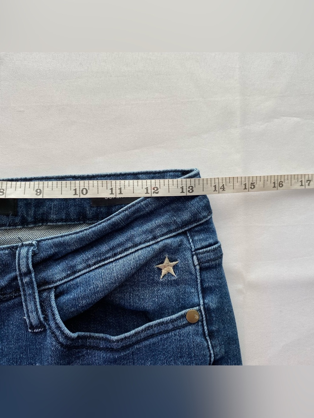 Judy Blue Embroidered Sabrina Star Super Flare Denim Jeans 28 California Casual - Picture 13 of 16